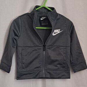 Nike - Infant Gray Full Zip Jacket - Size 12 mos